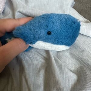 Blue Plush Whale